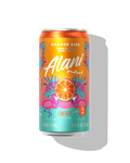 The front view of a sugar-free 8.4oz can of Orange Kiss Alani Nu Mini Energy, flavored with other natural flavors.